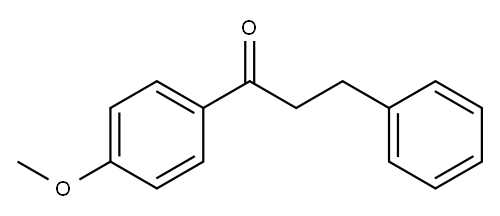 1-(4-甲氧基苯基)-3-苯基丙-1-酮 结构式