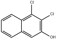 3,4-Dichloro-2-naphthol Structure