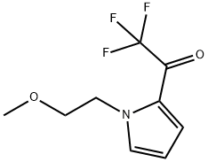 Ethanone, 2,2,2-trifluoro-1-[1-(2-methoxyethyl)-1H-pyrrol-2-yl]- (9CI) Structure