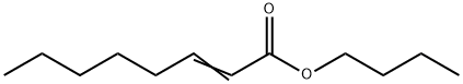 2-オクテン酸ブチル 化学構造式