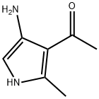 Ethanone, 1-(4-amino-2-methyl-1H-pyrrol-3-yl)- (9CI) Structure