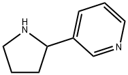 3-(吡咯烷-2-基)吡啶, 5746-86-1, 结构式