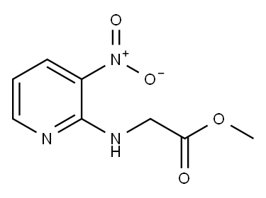 2-[(3-硝基吡啶-2-基)氨基]乙酸甲酯, 57461-53-7, 结构式