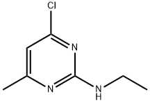 4-氯-N-乙基-6-甲基-2-嘧啶胺, 5748-33-4, 结构式