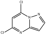 5,7-二氯吡唑并[1,5-A]嘧啶 结构式