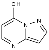 ピラゾロ[1,5-A]ピリミジン-7-オール 化学構造式