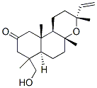 (13R)-8,13-エポキシ-18-ヒドロキシラブダ-14-エン-2-オン 化学構造式