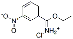 alpha-ethoxy-m-nitrobenzylideneammonium chloride Structure