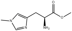 N'-甲基-L-组氨酸甲酯 结构式
