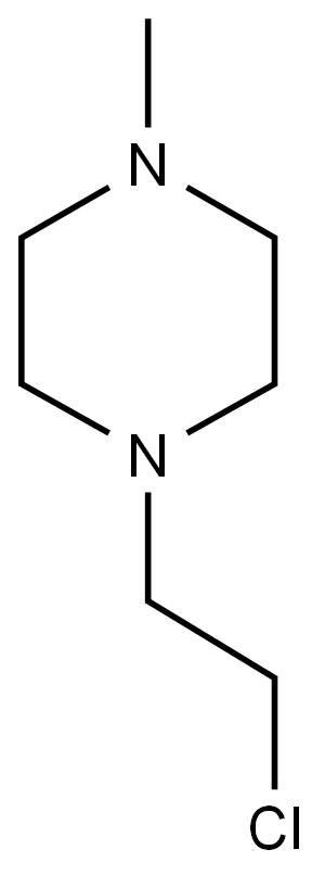 1-(2-CHLORO-ETHYL)-4-METHYL-PIPERAZINE Structure