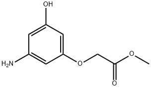 Acetic acid, (3-amino-5-hydroxyphenoxy)-, methyl ester (9CI) Structure