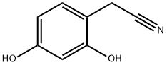 (2,4-Dihydroxyphenyl)acetonitrile Structure