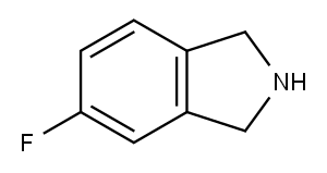 5-FLUORO-2,3-DIHYDRO-1H-ISOINDOLE Structure