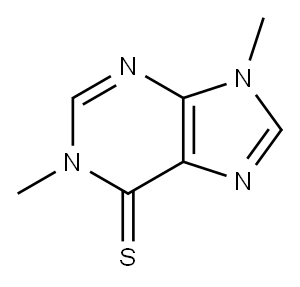 1,9-Dimethyl-9H-purine-6(1H)-thione Structure