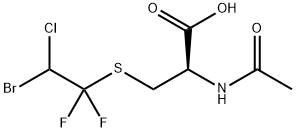 N-acetyl-S-(2-bromo-2-chloro-1,1-difluoroethyl)-L- cysteine|