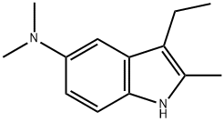 3-Ethyl-N,N,2-trimethyl-1H-indol-5-amine Struktur