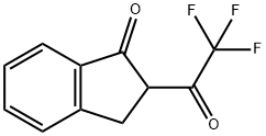 2-(TRIFLUOROACETYL)INDAN-1-ONE Struktur