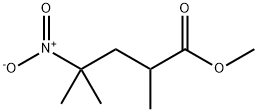 2,4-Dimethyl-4-nitrovaleric acid methyl ester 结构式