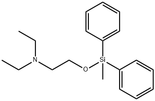 N,N-Diethyl-2-[(methyldiphenylsilyl)oxy]ethanamine Structure