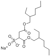 ジオクチルソジウムスルホサクシネート 化学構造式