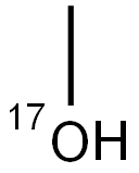 METHANOL-17O Structure