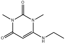 6-ETHYLAMINO-1,3-DIMETHYLURACIL Struktur