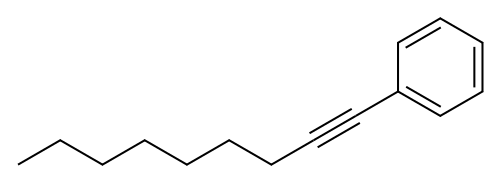 1-PHENYL-1-NONYNE Structure