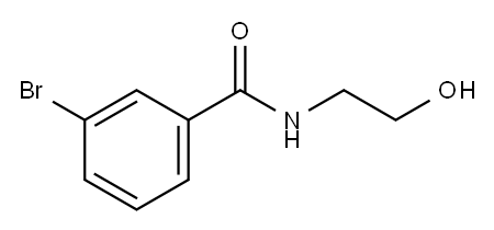 3-Bromo-N-(2-hydroxyethyl)benzamide Structure