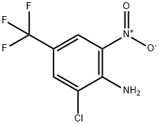 4-氨基-3-氯-5-硝基三氟甲苯, 57729-79-0, 结构式