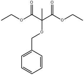 diethyl (benzyloxy)methylmalonate  Struktur