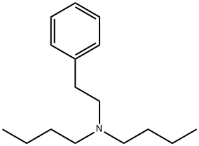 N,N-ジブチルフェネチルアミン 化学構造式