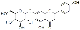 芹甙元-7-葡萄糖苷, 578-74-5, 结构式