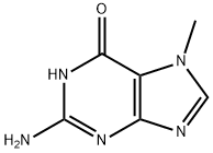 7-甲基鸟嘌呤, 578-76-7, 结构式
