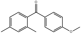 2,4-ジメチル-4'-メトキシベンゾフェノン 化学構造式