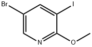5-BROMO-3-IODO-2-METHOXYPYRIDINE Structure