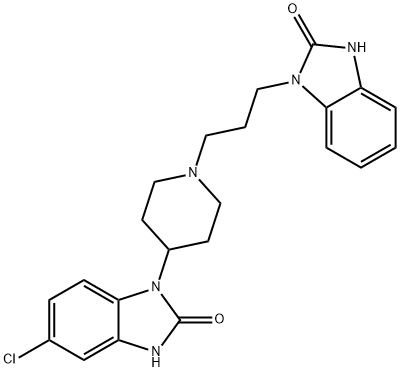 多潘立酮, 57808-66-9, 结构式