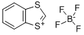 1,3-苯并二硫代吡咯四氟化硼盐, 57842-27-0, 结构式