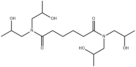 N,N,N',N'-tetrakis(2-hydroxypropyl)adipamide Structure
