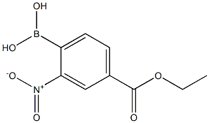 4-Ethoxycarbonyl-2-nitrophenylboronic acid Struktur
