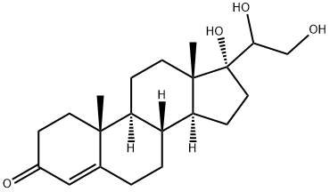 17,20,21-trihydroxy-4-pregnen-3-one, 5786-59-4, 结构式