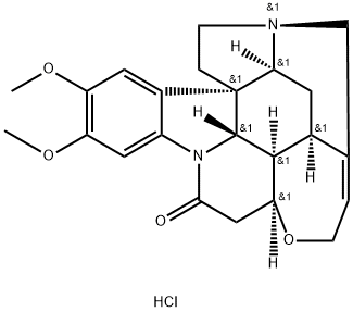 盐酸士的宁, 5786-96-9, 结构式