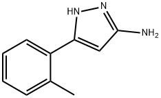 5-O-トリル-2H-ピラゾール-3-イルアミン 化学構造式