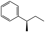 (R)-2-フェニルブタン 化学構造式