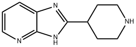 1H-Imidazo[4,5-b]pyridine,2-(4-piperidinyl)-(9CI) Structure