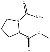Proline, 1-(aminocarbonyl)-, methyl ester (9CI) Structure
