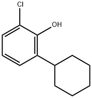 2-Chloro-6-cyclohexyl phenol Structure