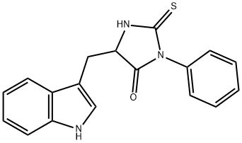 フェニルチオヒダントイン-トリプトファン 化学構造式