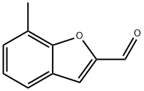 2-Benzofurancarboxaldehyde,  7-methyl- Structure