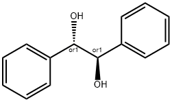 内消旋-1,2-二苯基-1,2-乙二醇 结构式
