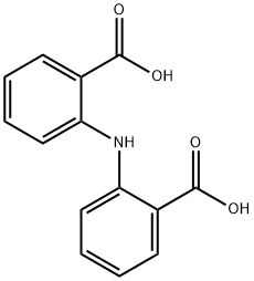 2,2'-イミノ二安息香酸 化学構造式